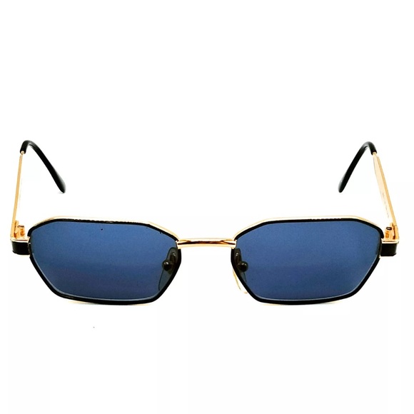 Authentic Gianni Versace Sunglasses  S59 Men's Gold needs new nose pads - Picture 3 of 11